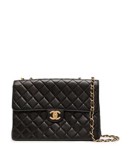 Chanel Pre-Owned сумка на плечо Jumbo Classic Flap 1997-го года