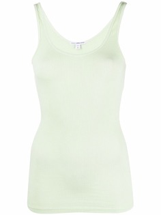 James Perse U-neck stretch-cotton tank top