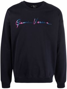 Versace embroidered-logo sweatshirt