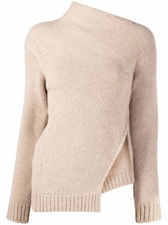 Jil Sander джемпер асимметричного кроя