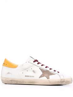 Golden Goose кеды Super-Star с эффектом потертости