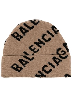 Balenciaga шапка бини с логотипом