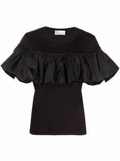 RED Valentino футболка с оборками
