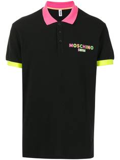 Moschino рубашка поло с логотипом