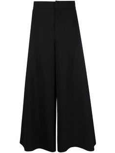 Marni укороченные брюки широкого кроя