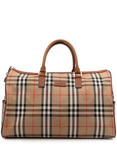 Burberry Pre-Owned сумка-тоут Boston в клетку House Check