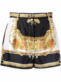 Versace шорты с принтом Baroque