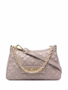 Love Moschino стеганая сумка с логотипом