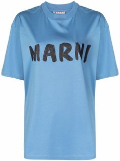 Marni футболка с логотипом