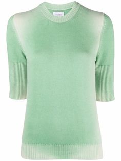 Barrie gradient-knit top