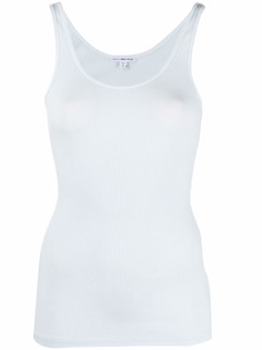 James Perse fine ribbed scoop neck tank top