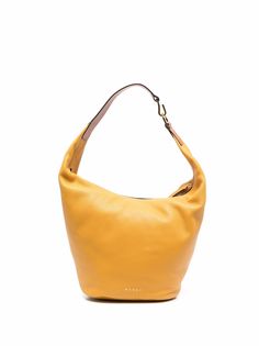 Marni Pierce logo-embossed leather bag