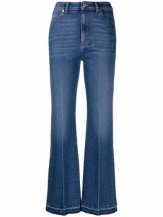 Valentino прямые джинсы средней посадки