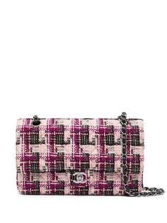 Chanel Pre-Owned твидовая сумка на плечо Double Flap