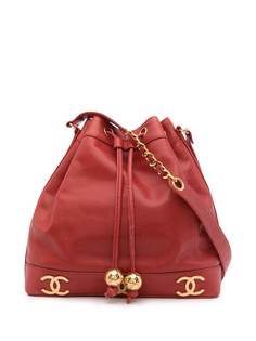 Chanel Pre-Owned сумка-ведро Triple CC 1995-го года