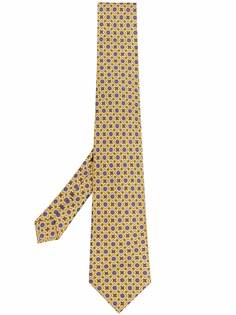 Etro галстук с геометричным принтом