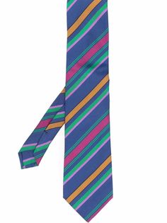 Etro галстук в полоску