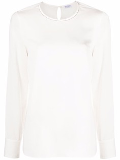 Brunello Cucinelli топ с декором Monili