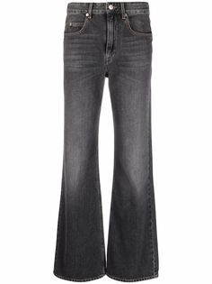 Isabel Marant Étoile расклешенные джинсы с завышенной талией