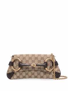 Gucci Pre-Owned сумка на плечо 2006-го года с пряжкой Horsebit и логотипом GG