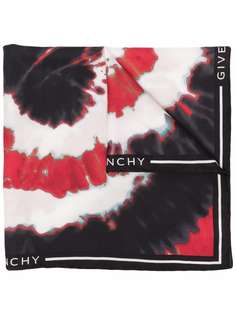 Givenchy шарф с принтом тай-дай