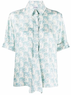 Chanel Pre-Owned рубашка 2010-х годов с логотипом CC
