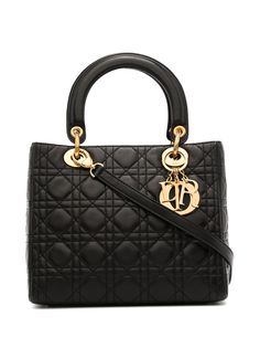 Christian Dior сумка Cannage Lady Dior pre-owned