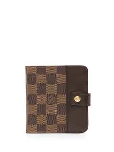 Louis Vuitton компактный кошелек Damier Ebène 2004-го года
