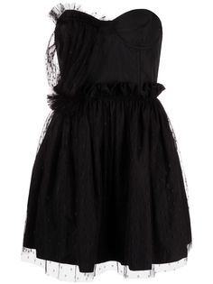 RED Valentino платье из тюля без бретелей