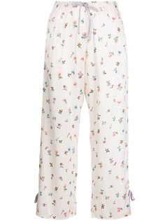 Morgan Lane брюки Petal с цветочным принтом