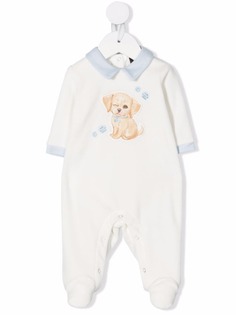 Monnalisa logo print babygrow