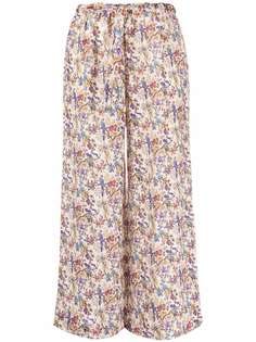 Etro cropped floral-print trousers