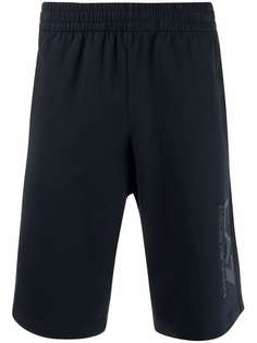 Ea7 Emporio Armani logo-print track shorts