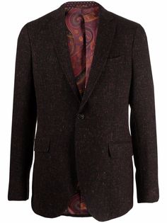 Etro твидовый пиджак