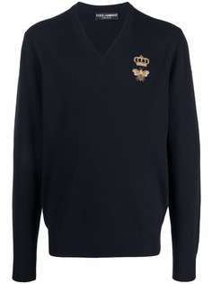 Dolce & Gabbana джемпер с вышивкой