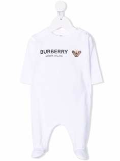 Burberry Kids пижама с принтом Thomas Bear