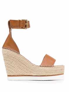 See by Chloé эспадрильи Glyn на танкетке