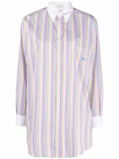 Etro рубашка в полоску