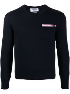 Thom Browne джемпер с отделкой Signature Stripe