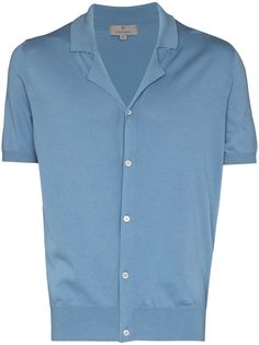 Canali рубашка с короткими рукавами