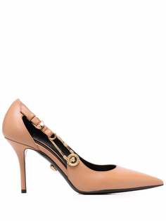 Versace туфли с декором Safety Pin