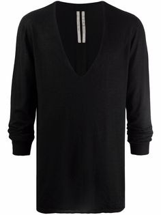 Rick Owens кашемировый джемпер с V-образным вырезом