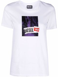 Diesel футболка с графичным принтом