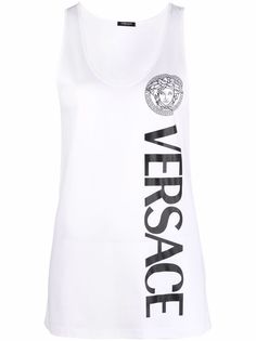 Versace топ с логотипом