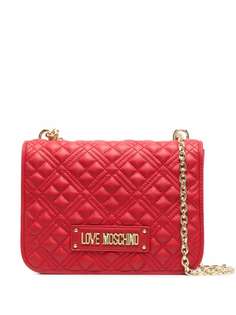 Love Moschino стеганая сумка на плечо с логотипом