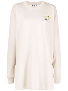 Off-White платье-свитер с логотипом Arrows