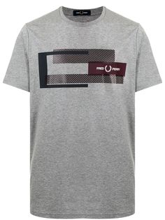 FRED PERRY футболка с графичным принтом