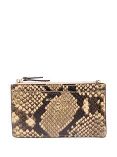 Michael Kors кошелек с тиснением под кожу змеи