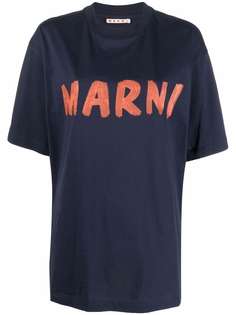 Marni футболка с логотипом