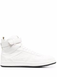 Officine Creative высокие кроссовки на шнуровке